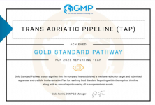 TAP maintains Gold Standard Pathway Certificate under UNEP’s OGMP 2.0 initiative (PHOTO)