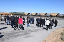 Ambassadors, heads of int'l entities view Azerbaijan's Hakari train station (PHOTO/VIDEO)