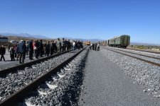 Ambassadors, heads of int'l entities view Azerbaijan's Hakari train station (PHOTO/VIDEO)