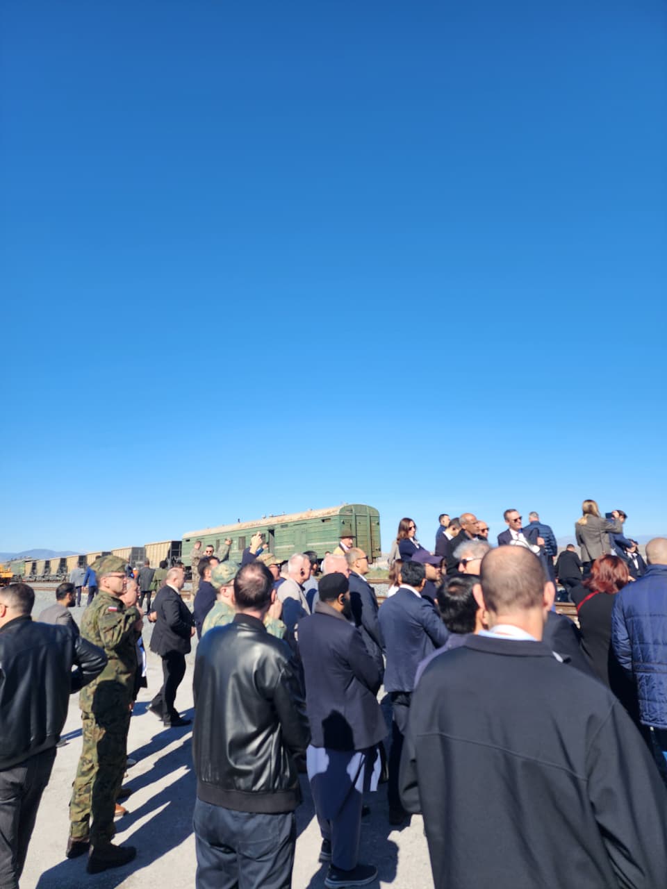 Ambassadors, heads of int'l entities view Azerbaijan's Hakari train station (PHOTO/VIDEO)