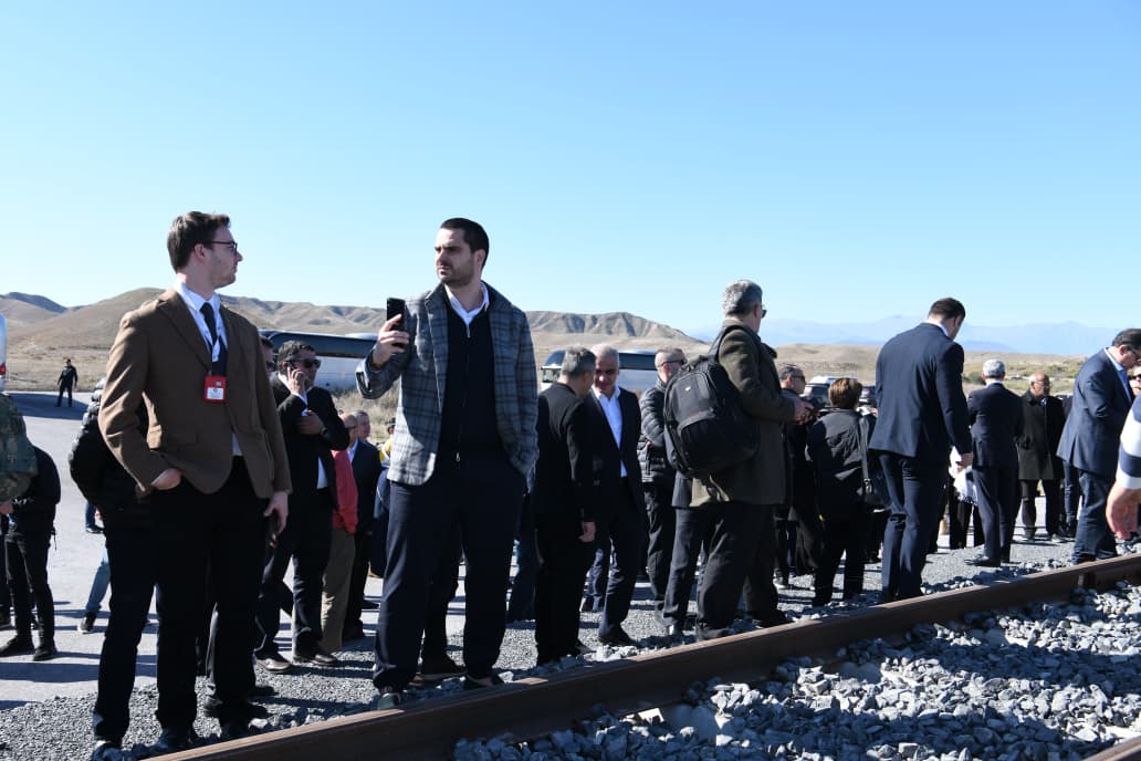 Ambassadors, heads of int'l entities view Azerbaijan's Hakari train station (PHOTO/VIDEO)