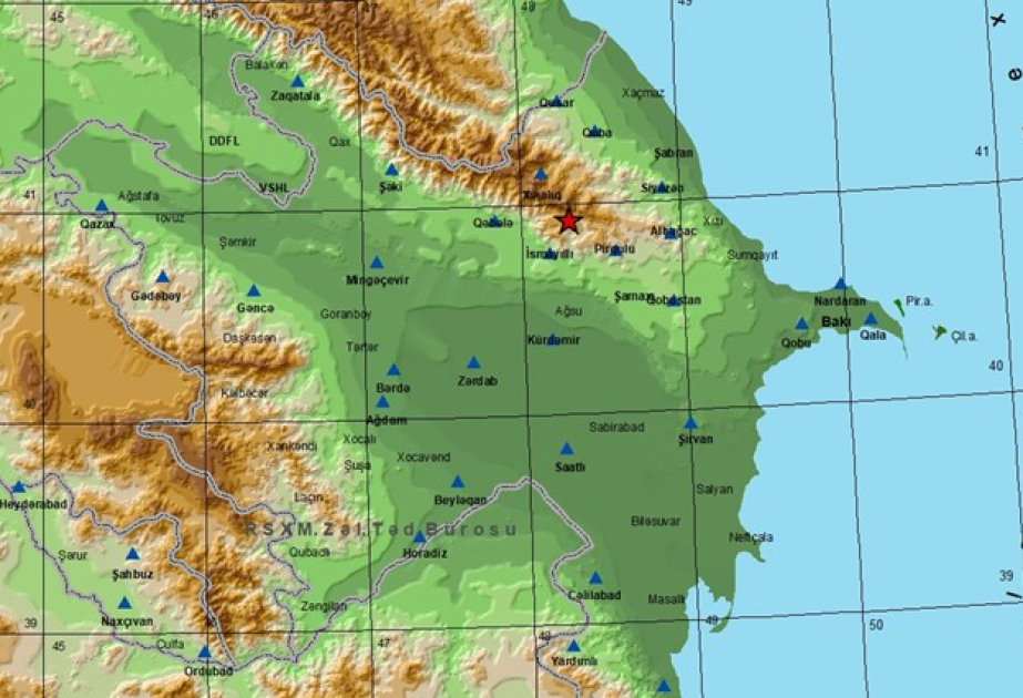 Earthquake hits Azerbaijan's Ismayilli district