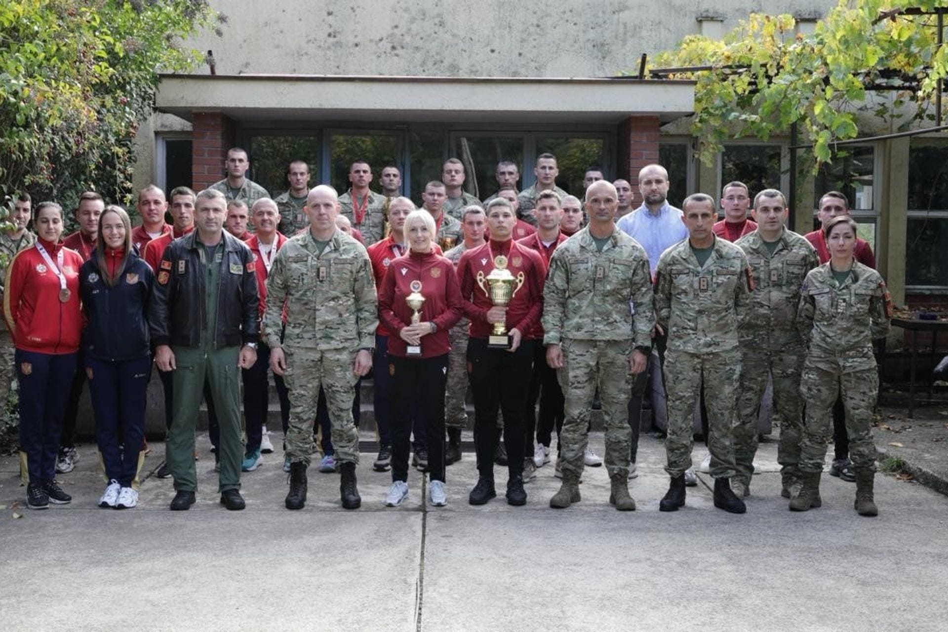 Montenegro’s Chief of General Staff meets top military athletes