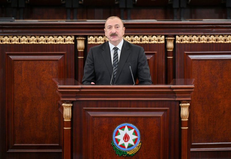 President Ilham Aliyev addresses conference dedicated to 80th anniversary of Azerbaijan National Academy of Sciences (PHOTO)