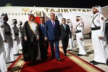 President of Tajikistan arrives in Qatar for high-level working visit (PHOTO)