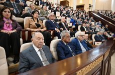 President Ilham Aliyev addresses conference dedicated to 80th anniversary of Azerbaijan National Academy of Sciences (PHOTO)
