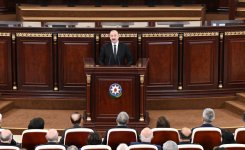 President Ilham Aliyev addresses conference dedicated to 80th anniversary of Azerbaijan National Academy of Sciences (PHOTO)