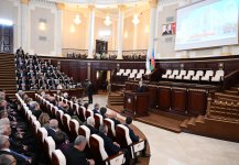 President Ilham Aliyev addresses conference dedicated to 80th anniversary of Azerbaijan National Academy of Sciences (PHOTO)