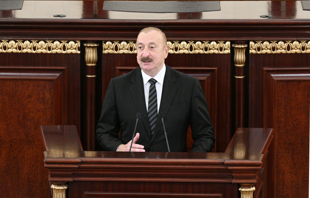 President Ilham Aliyev addresses conference dedicated to 80th anniversary of Azerbaijan National Academy of Sciences (PHOTO)