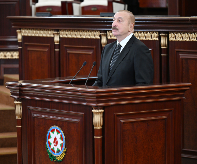 President Ilham Aliyev addresses conference dedicated to 80th anniversary of Azerbaijan National Academy of Sciences (PHOTO)