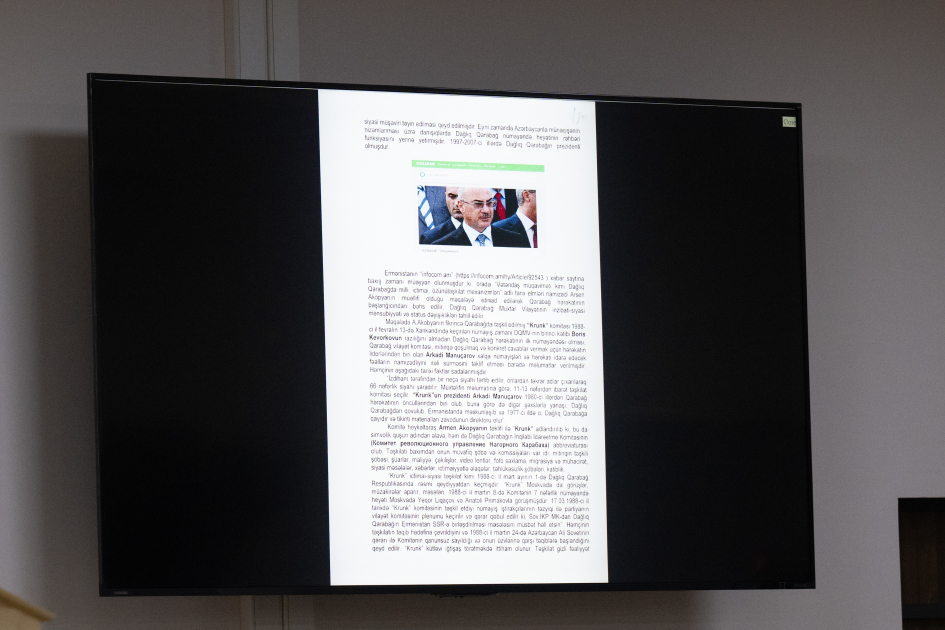 They are individuals who committed war crimes and crimes against humanity under international law - prosecutors' say at the trial of Armenian citizens (PHOTO)