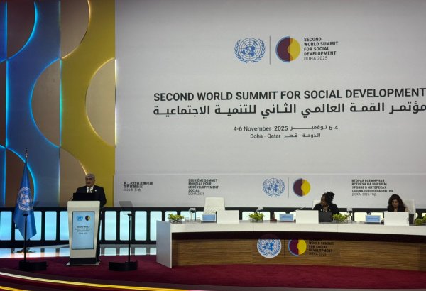 Azerbaijan attends 2nd UN World Social Summit in Qatar (PHOTO)