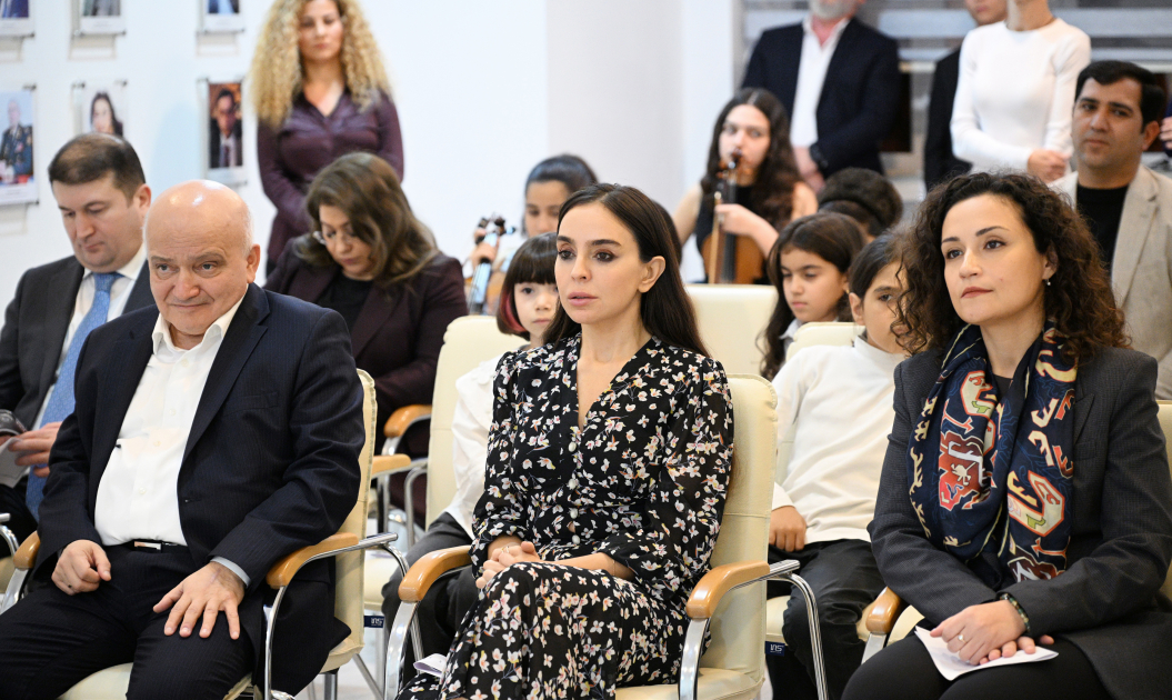 Heydar Aliyev Foundation VP Leyla Aliyeva visits Bulbul Secondary Specialized Music School (PHOTO)