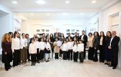 Heydar Aliyev Foundation VP Leyla Aliyeva visits Bulbul Secondary Specialized Music School (PHOTO)
