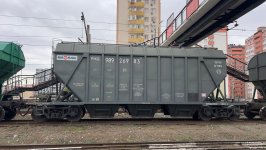 Azerbaijani tracks see passage of wheat train bound for Armenia (PHOTO/VIDEO)