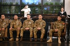 VP of Heydar Aliyev Foundation Leyla Aliyeva and Head of Baku Media Center Arzu Aliyeva attend “Joy of Victory” literary-musical evening at Baku Book Center (PHOTO)