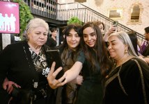 VP of Heydar Aliyev Foundation Leyla Aliyeva and Head of Baku Media Center Arzu Aliyeva attend “Joy of Victory” literary-musical evening at Baku Book Center (PHOTO)