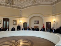 TURKSOY bestows honorary badge upon Yunus Oghuz (PHOTO)