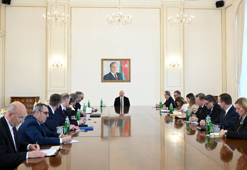 President Ilham Aliyev receives NATO delegation (PHOTO/VIDEO)