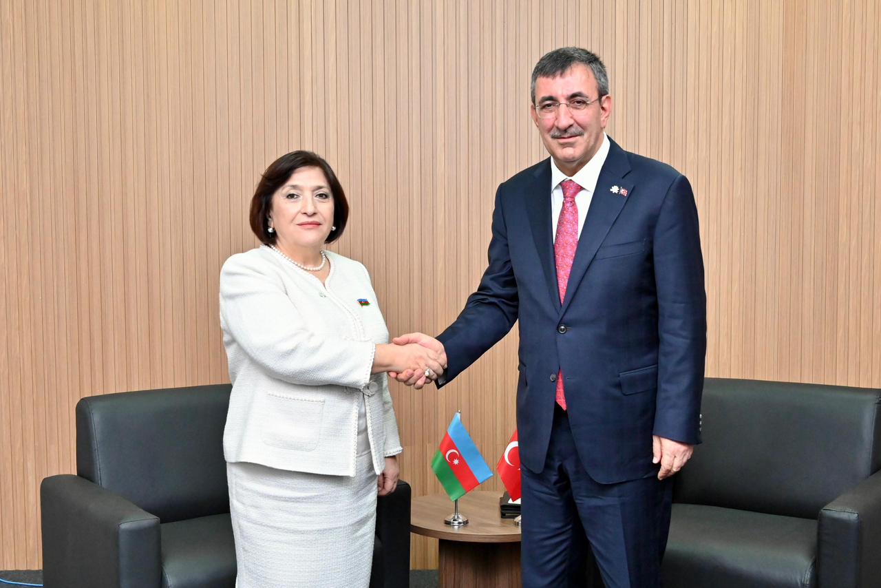 Speaker of Milli Majlis Sahiba Gafarova meets with VP of Republic of Türkiye Cevdet Yılmaz (PHOTO)