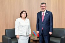 Speaker of Milli Majlis Sahiba Gafarova meets with VP of Republic of Türkiye Cevdet Yılmaz (PHOTO)