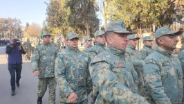 Military personnel leads Victory Day march in Azerbaijan's Khankendi (PHOTO)