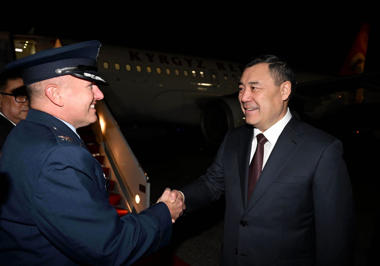 President Zhaparov arrives in U.S. for C5+1 Summit