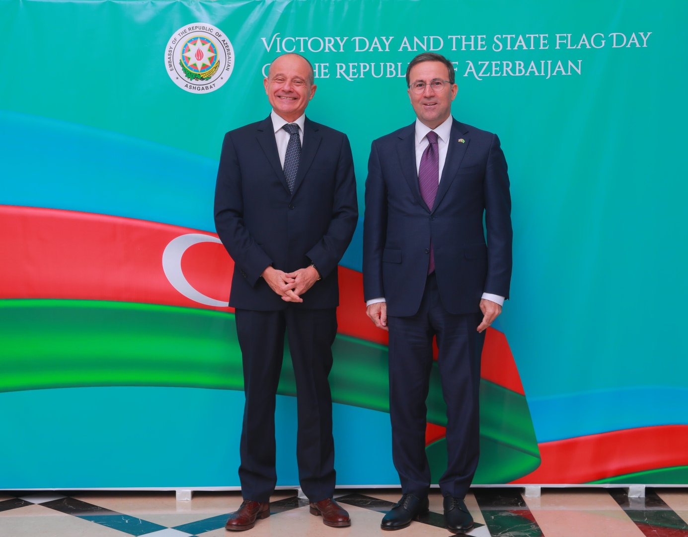 Azerbaijani embassy in Turkmenistan commemorates Victory Day (PHOTO)