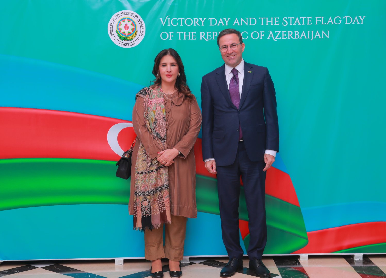 Azerbaijani embassy in Turkmenistan commemorates Victory Day (PHOTO)