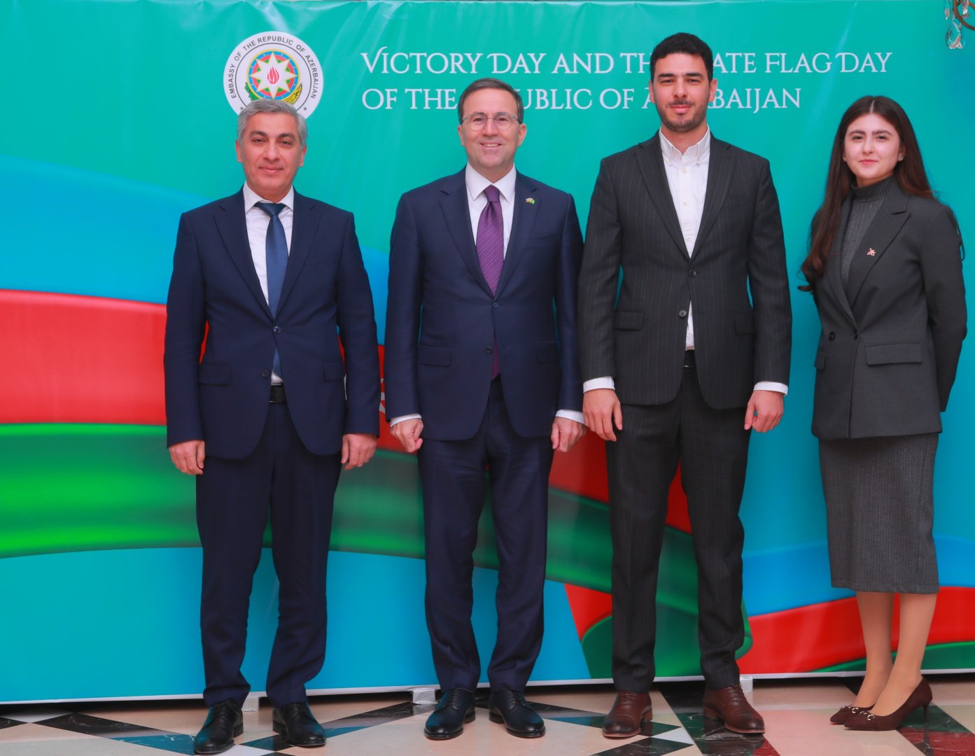 Azerbaijani embassy in Turkmenistan commemorates Victory Day (PHOTO)