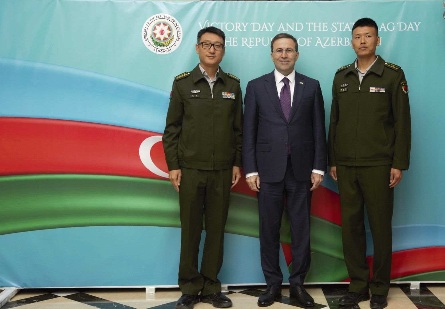 Azerbaijani embassy in Turkmenistan commemorates Victory Day (PHOTO)