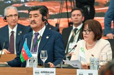 Azerbaijani parliament speaker addresses COP30 "Energy Transition" thematic session (PHOTO)