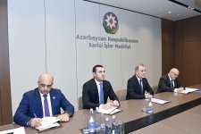 Azerbaijani foreign minister meets with outgoing Greek ambassador (PHOTO)