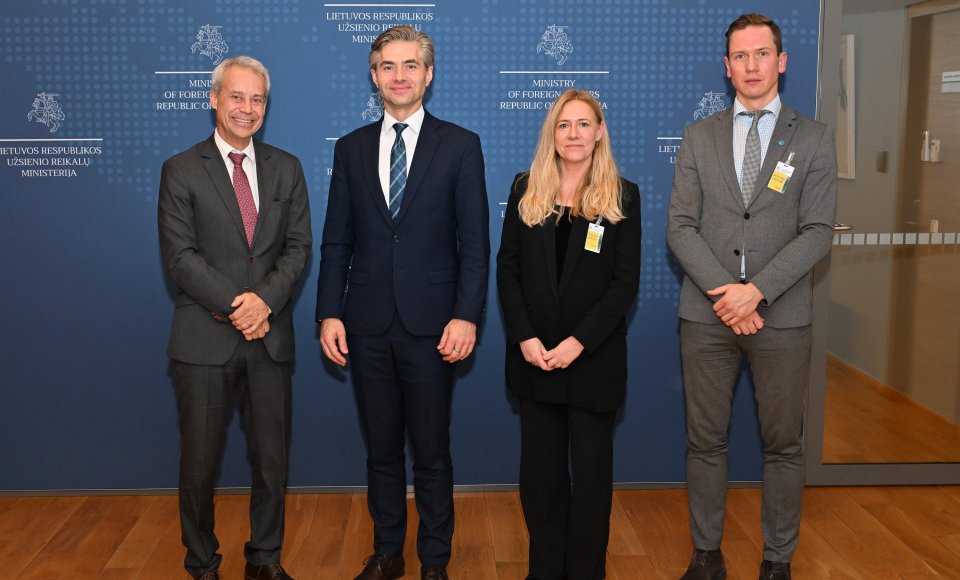 Lithuanian FM discusses cooperation with new Nordic Council of Ministers Office Director