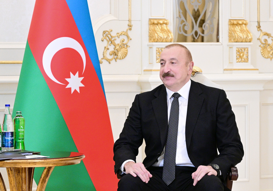 President Ilham Aliyev, Pakistan's PM hold limited format meeting (PHOTO)