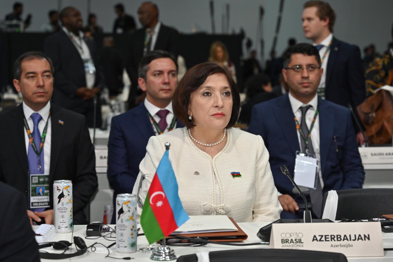 Speaker of Azerbaijan's Parliament addresses COP30 leaders' summit in Brazil (PHOTO)