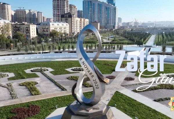 Azerbaijani State Security Service shares social media post on nation's Victory Day (VIDEO)