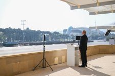 President Ilham Aliyev, First Lady Mehriban Aliyeva, President Erdoğan, Pakistani PM attend Military Parade in Baku (PHOTO/VIDEO)