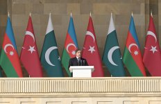 President Ilham Aliyev, First Lady Mehriban Aliyeva, President Erdoğan, Pakistani PM attend Military Parade in Baku (PHOTO/VIDEO)