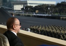 President Ilham Aliyev, First Lady Mehriban Aliyeva, President Erdoğan, Pakistani PM attend Military Parade in Baku (PHOTO/VIDEO)