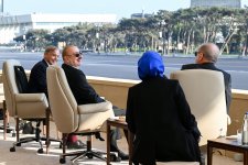 President Ilham Aliyev, First Lady Mehriban Aliyeva, President Erdoğan, Pakistani PM attend Military Parade in Baku (PHOTO/VIDEO)