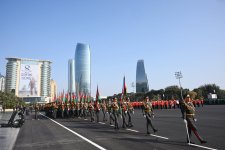 President Ilham Aliyev, First Lady Mehriban Aliyeva, President Erdoğan, Pakistani PM attend Military Parade in Baku (PHOTO/VIDEO)