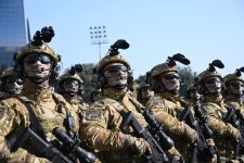 President Ilham Aliyev, First Lady Mehriban Aliyeva, President Erdoğan, Pakistani PM attend Military Parade in Baku (PHOTO/VIDEO)