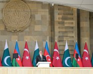 President Ilham Aliyev, First Lady Mehriban Aliyeva, President Erdoğan, Pakistani PM attend Military Parade in Baku (PHOTO/VIDEO)
