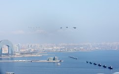 President Ilham Aliyev, First Lady Mehriban Aliyeva, President Erdoğan, Pakistani PM attend Military Parade in Baku (PHOTO/VIDEO)