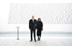 President Ilham Aliyev, First Lady Mehriban Aliyeva visit Victory Monument in Baku, attend opening of Victory Museum (PHOTO/VIDEO)