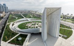 President Ilham Aliyev, First Lady Mehriban Aliyeva visit Victory Monument in Baku, attend opening of Victory Museum (PHOTO/VIDEO)