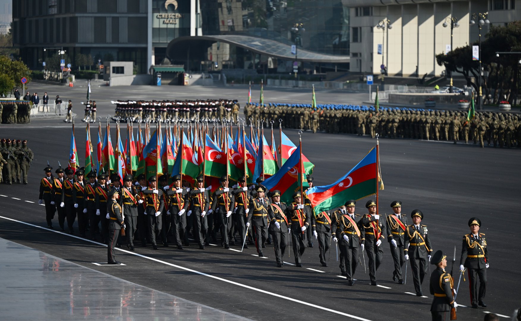 President Ilham Aliyev, First Lady Mehriban Aliyeva, President Erdoğan, Pakistani PM attend Military Parade in Baku (PHOTO/VIDEO)