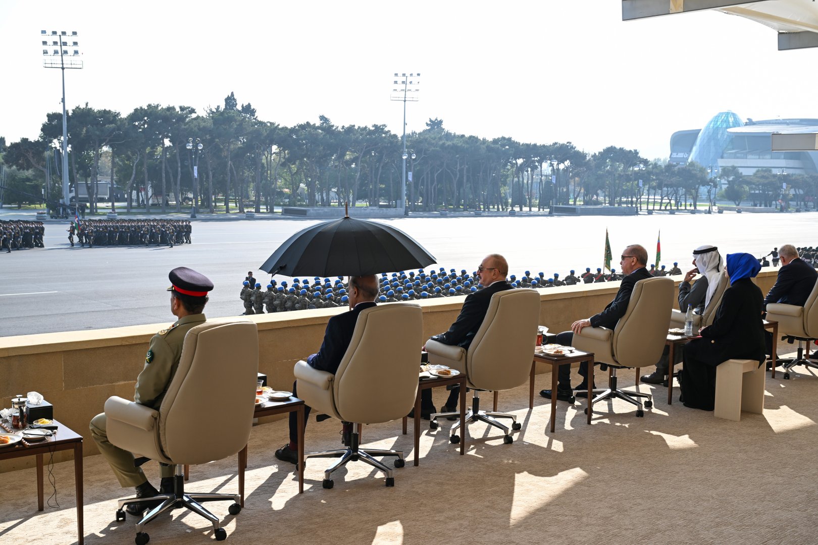 President Ilham Aliyev, First Lady Mehriban Aliyeva, President Erdoğan, Pakistani PM attend Military Parade in Baku (PHOTO/VIDEO)