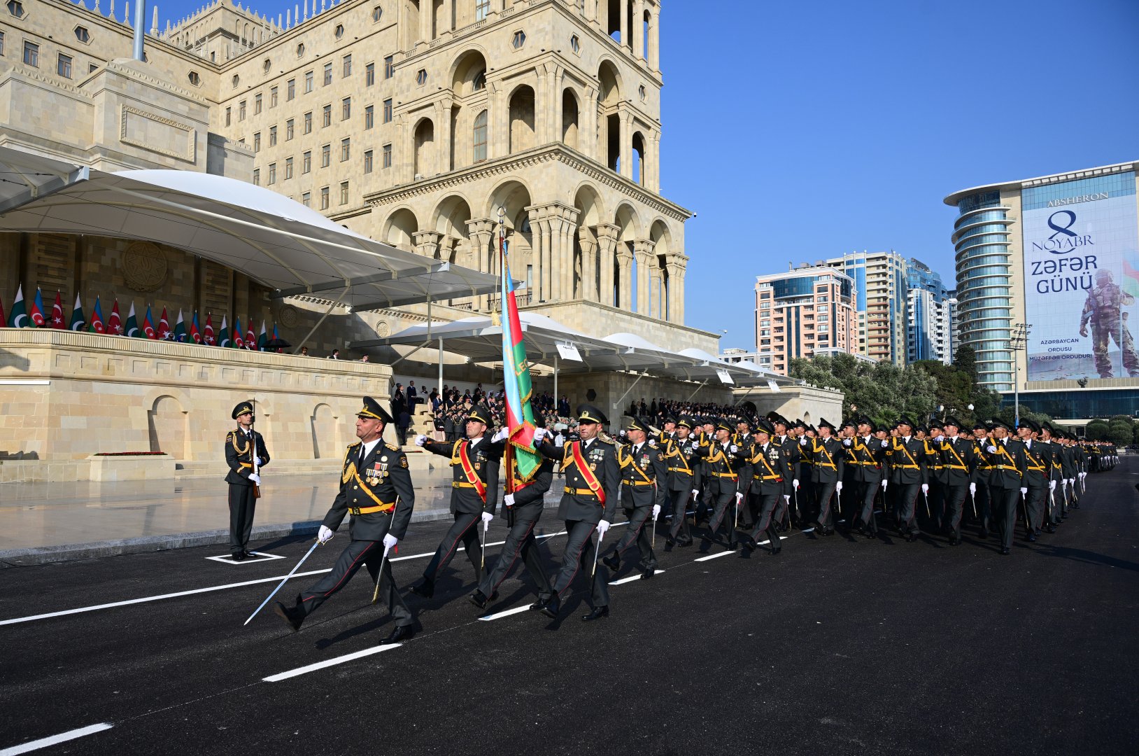 President Ilham Aliyev, First Lady Mehriban Aliyeva, President Erdoğan, Pakistani PM attend Military Parade in Baku (PHOTO/VIDEO)